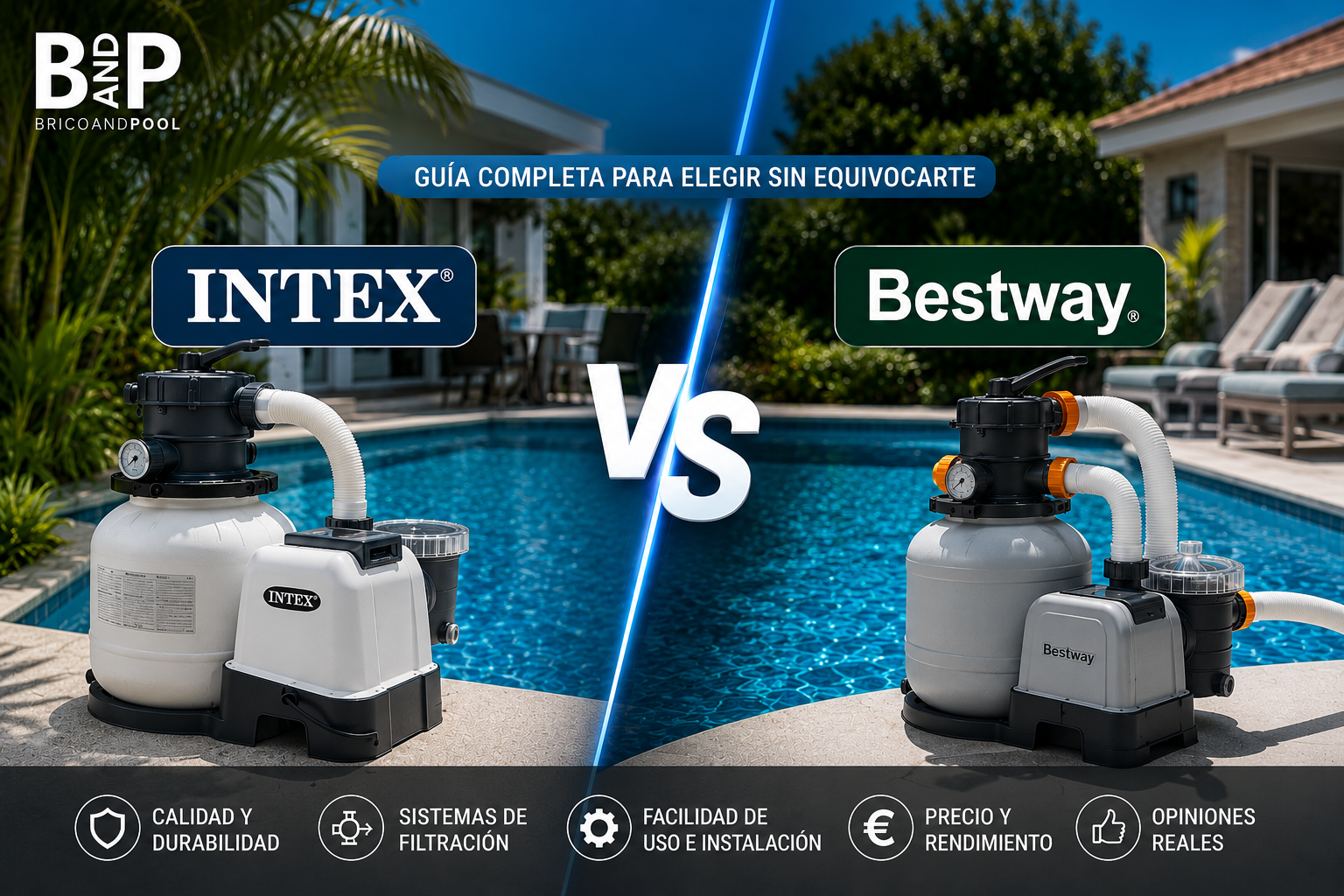 Piscinas Intex vs Bestway: cuál es mejor y cuál comprar en 2026