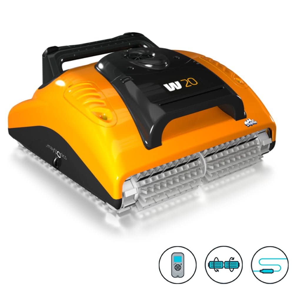 Robot Nettoyeur De Piscine Dolphin PRO X2 - Occasion, Testé, Pour Bassins Jusqu'à 25m