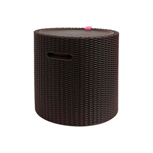 Keter Boîte Glacière Bevvy 60L - Refroidisseur Table Et Station Service 3 En 1 Pour Jardin
