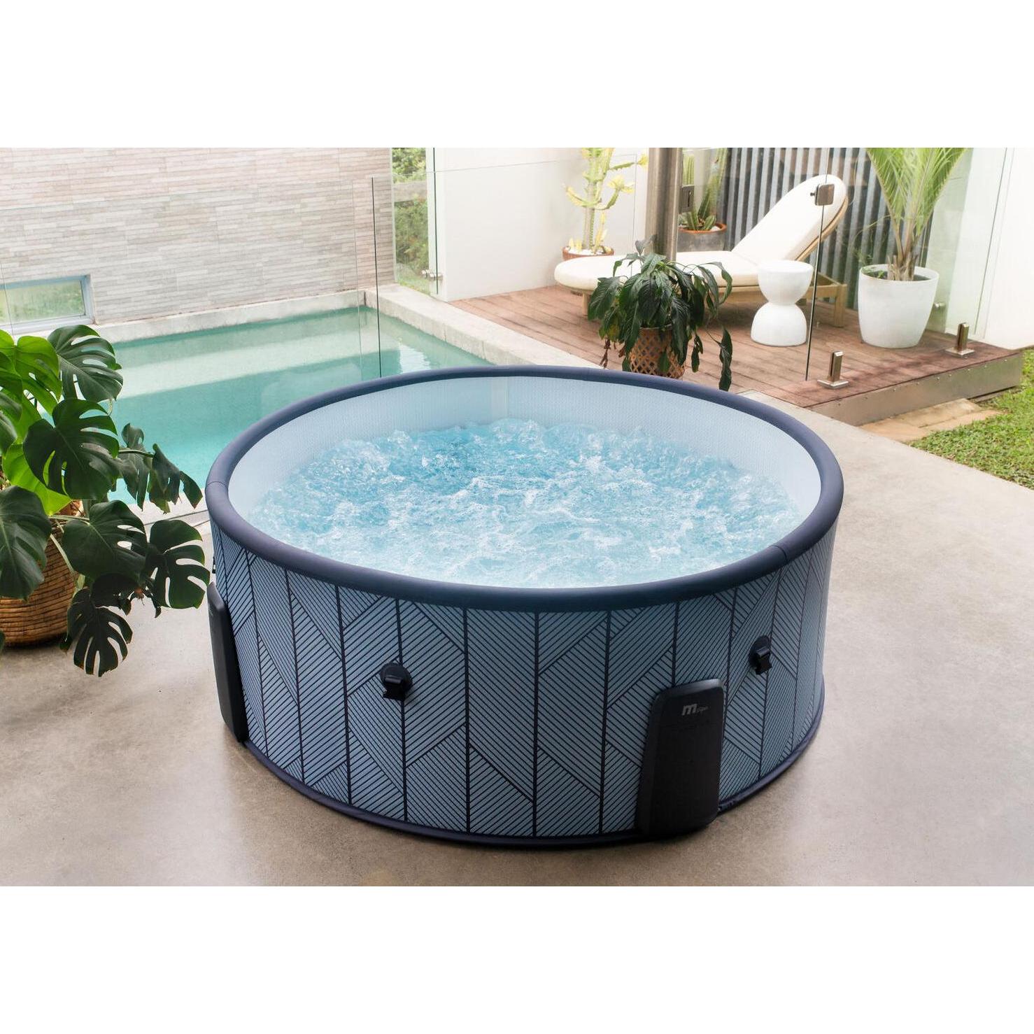 MSpa Spa hinchable semirrígido circular Tidal 4–6 personas - BricoandPool
