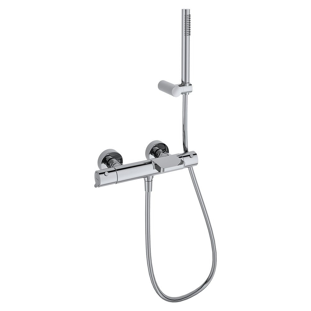 Ramon Soler Odyssey, thermostatic bathtub with shower equipment, chrome