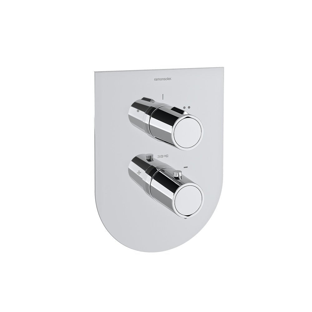 Ramon Soler Tzar, termostático de ducha empotrado vía con