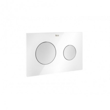 Roca - PL10 DUAL (ONE) - Drive plate with dual flush In-Wall Systems