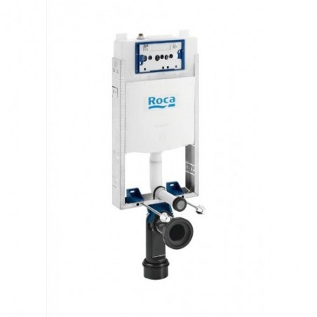 Roca - BASIC WC ONE COMPACT - Bastidor con cisterna compacta empotrable con doble descarga para inodoro suspendido