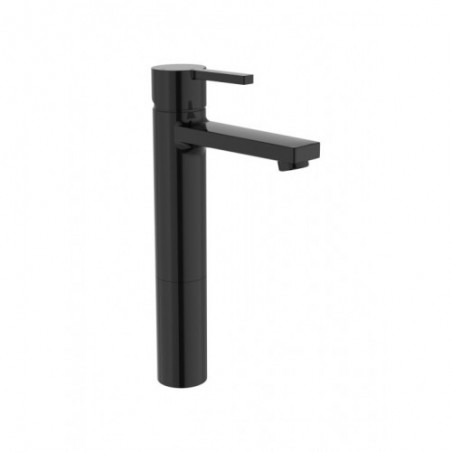 Roca - Grifo de lavabo alto en negro titanio con caño alto y cuerpo liso Naia A5A3B96CN0