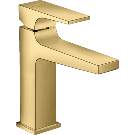 Hansgrohe - Metropol Mezclador monomando de lavabo 110 con vaciador Push-Open color oro pulido