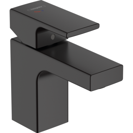 Hansgrohe - Vernis Shape Mezclador monomando de lavabo 70 CoolStart con vaciador automático  negro mate
