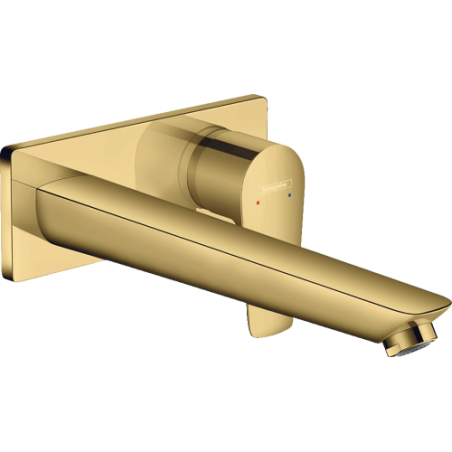 Hansgrohe - Talis E Mezclador monomando de lavabo empotrado con caño 22,5 cm color oro pulido