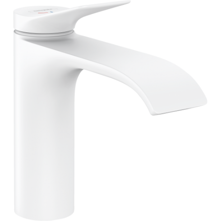 Hansgrohe - Vivenis Mezclador monomando de lavabo 110 CoolStart sin vaciador automático blanco mate