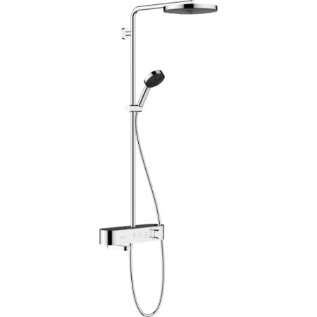 Hansgrohe - Pulsify S Showerpipe 260 1jet con termostato de bañera ShowerTablet Select 400 cromo
