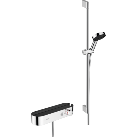 Hansgrohe - Pulsify Select S Set de ducha visto 105 3jet Relaxation con termostato ShowerTablet Select Combi cromo