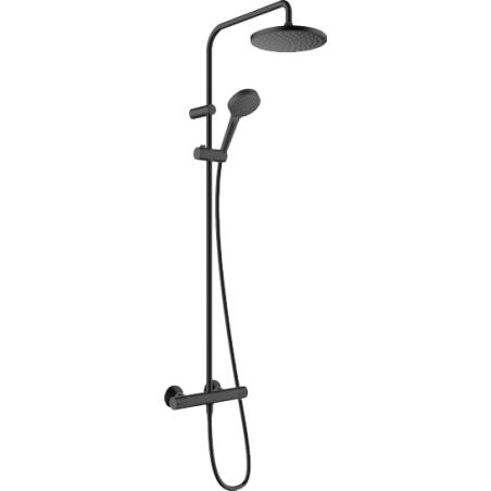 Hansgrohe - Vernis Blend Showerpipe 200 1jet con termostato negro mate