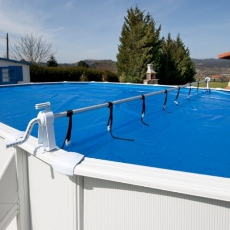 Gre - Enrollador de manta piscina desmontable 40135