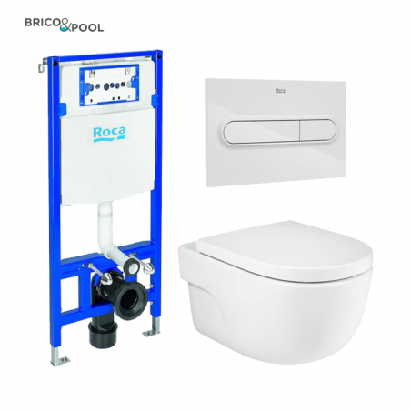 Roca - Meridian rimless wall-hung (WC completo)