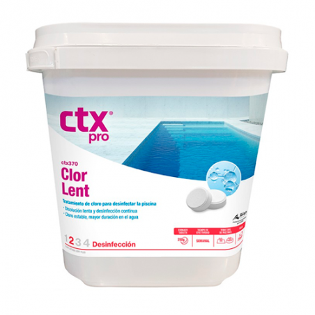 CTX - ClorLent Cloro Lento CTX-370 Tableta 25 kg