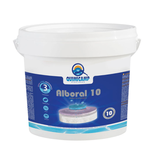 Quimicamp - Cloro Alboral 10 efectos tableta 5kg (201205)