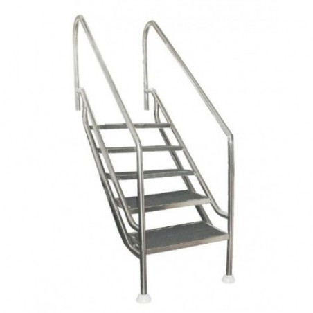 QP - Ladder 5 Treads Easy Access Special Wide Stainless Steel AISI 316L