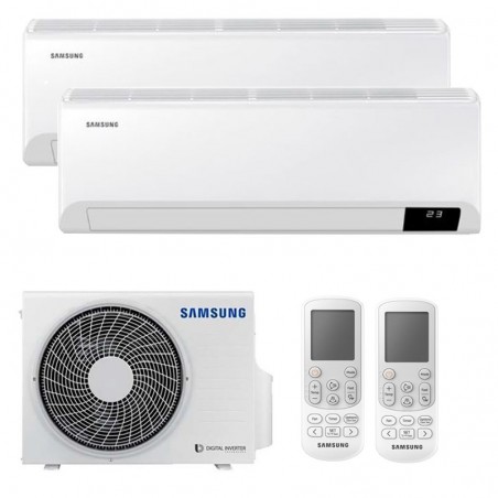 Samsung - Samsung CEBU 9000+12000 BTU Condizionatore d'aria doppio split WIFI Inverter R32 A+++
