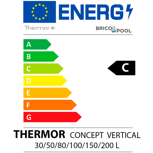 Thermor - Termo eléctrico Concept vertical 100 litros