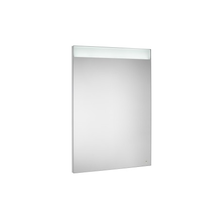 Roca - Specchio Prisma Comfort con illuminazione LED superiore e inferiore e piastra antiappannamento 60x3,5x80cm