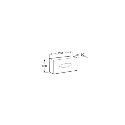 Roca - Dispensador de papel de pared Hotels Cromado A815492001