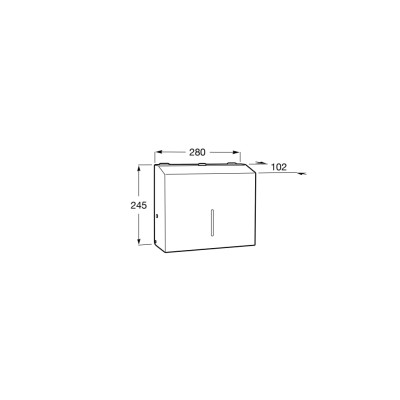 Roca - Dipensador de toallas (200 uds) Public A817410001