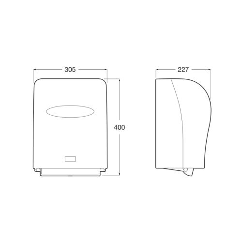 Roca - Dispensador de toallas automático con sensor Public A818018009
