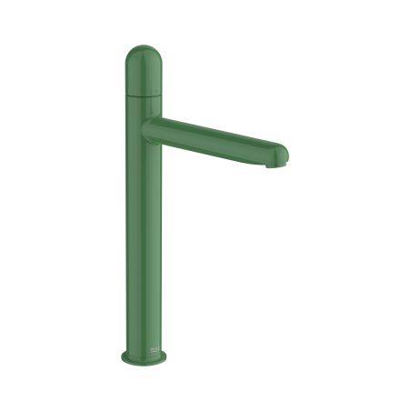 Roca - Mezclador monomando de cuerpo liso y caño alto para lavabo con maneta Dome Verde Menta, Nu A5A3X3FP20