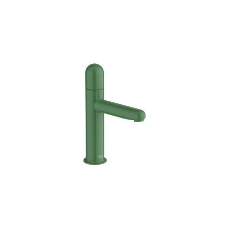 Roca - Miscelatore monocomando per lavabo a corpo liscio con maniglia a cupola Verde menta, Nu A5A3Y3FP20