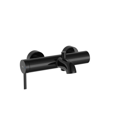 Roca - Mezclador monomando exterior para baño-ducha con inversor automático Ona Negro Titanio A5A029ECN0