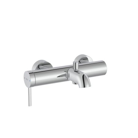 Roca - Mezclador monomando exterior para baño-ducha con inversor automático Ona Cromado A5A029EC00