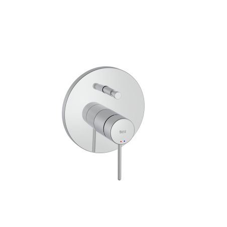 Roca - Mezclador empotrable para baño-ducha con maneta Pin Cromado, Nu A5A0B3FC00 . A completar con RocaBox A525869403