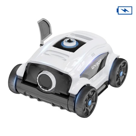 Wybot - Cordless Battery Powered Pool Cleaner 130 Minutes Powerful Suction, Dual Motor, 100 sq. m.
