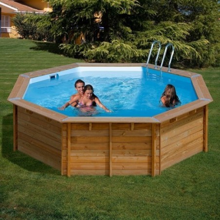 Gre - Sunbay Ananas piscine en bois 428x117