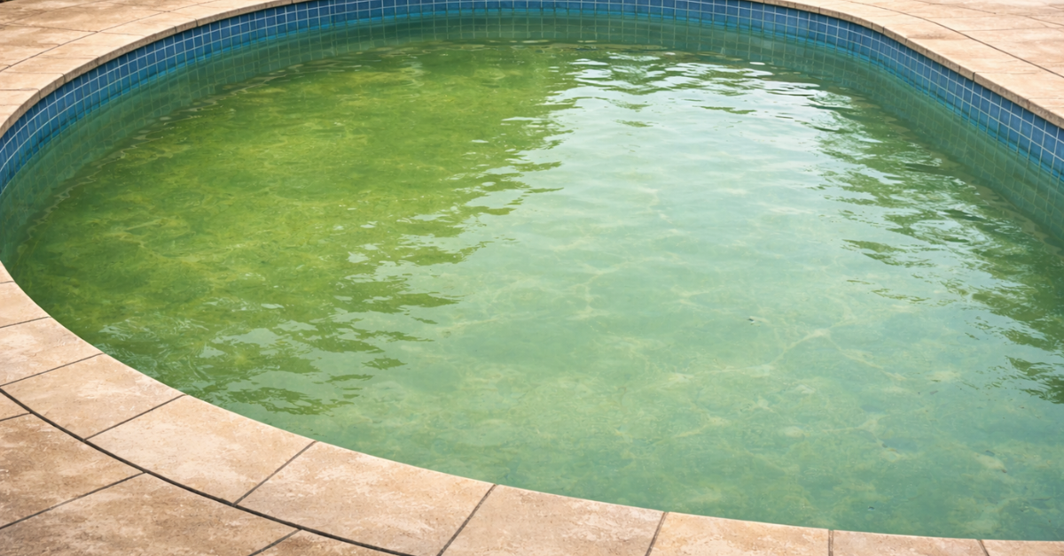 Qué hacer si el agua de mi piscina se pone verde