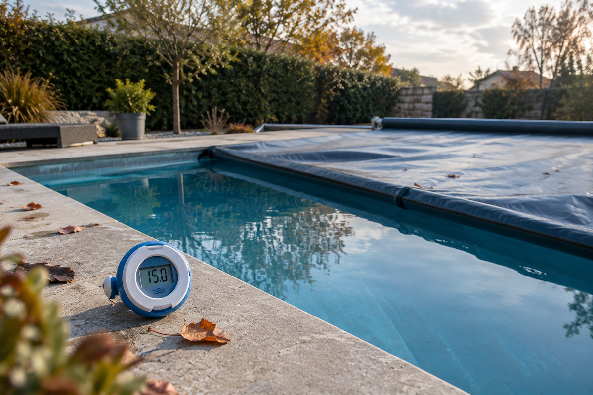 La regla de los 15 °C: cuándo tapar la piscina en invierno (y cuándo no)