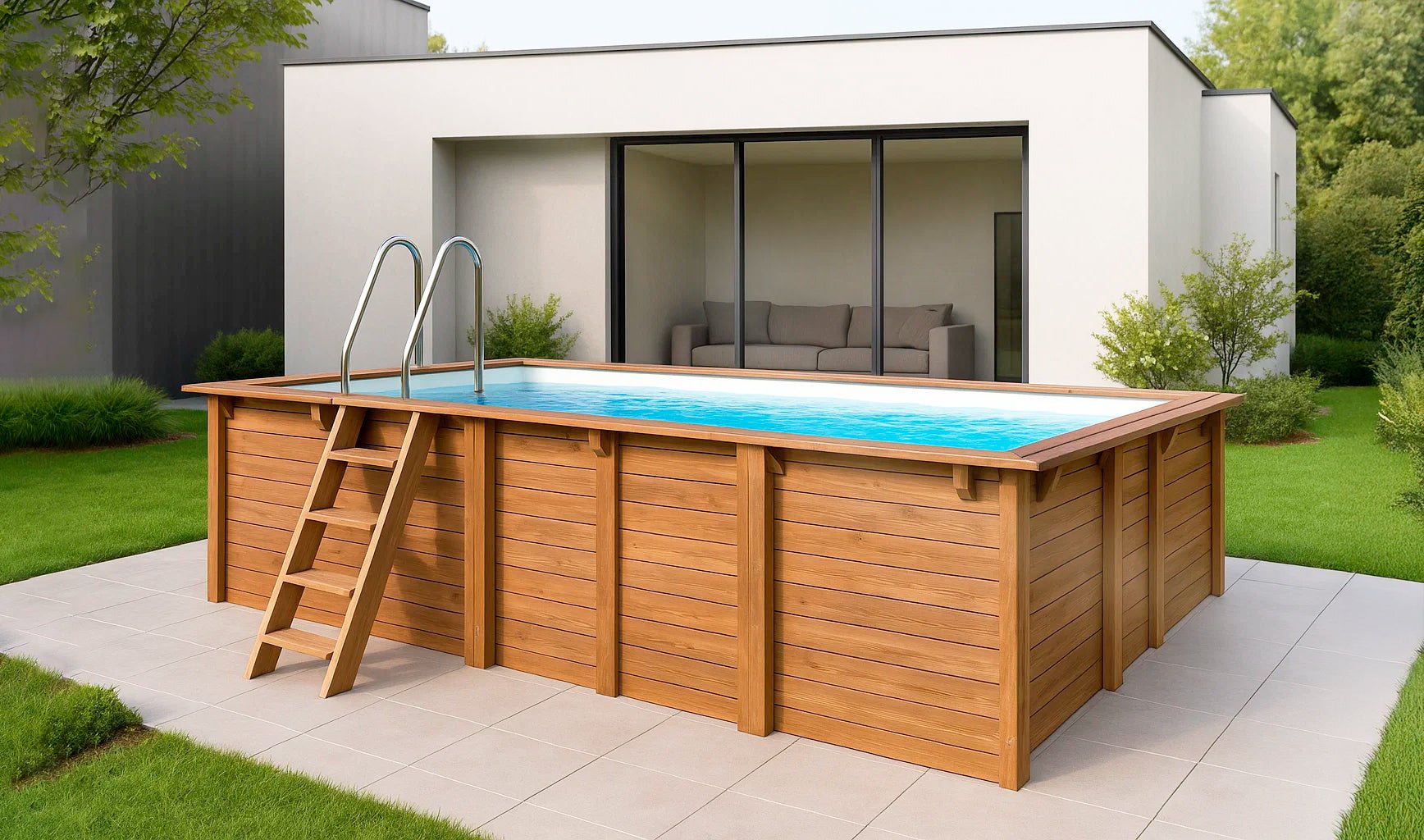 Piscinas Gre de madera - BricoandPool 