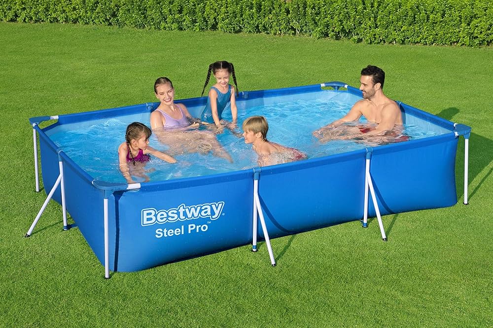Piscinas rectangulares desmontables | Con depuradora – BricoandPool