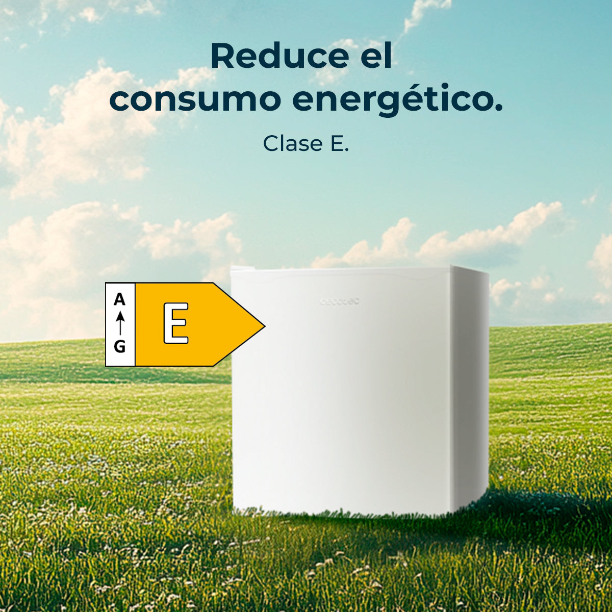 Cecotec GrandCooler 20000 SilentCompress Refrigerador Blanco 46 L Puerta Reversible Compartimento Congelador