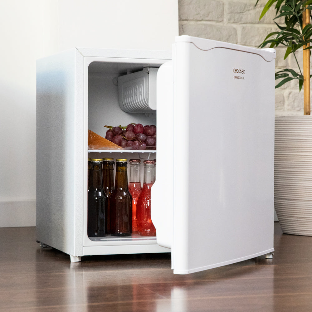 Cecotec GrandCooler 20000 SilentCompress Refrigerador Blanco 46 L Puerta Reversible Compartimento Congelador