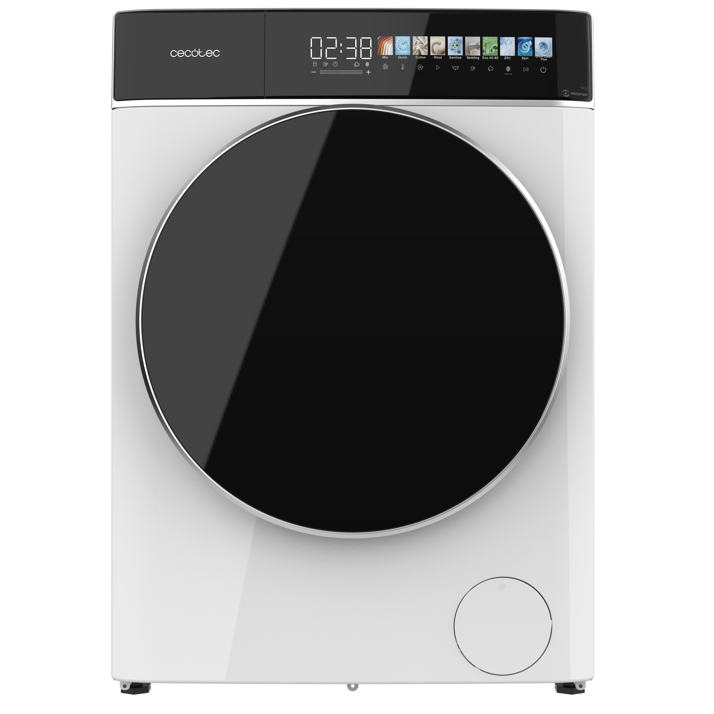 Cecotec Bolero DressCode 9900 Lavadora Inverter FullColor A 9 kg Carga Frontal Eficiente