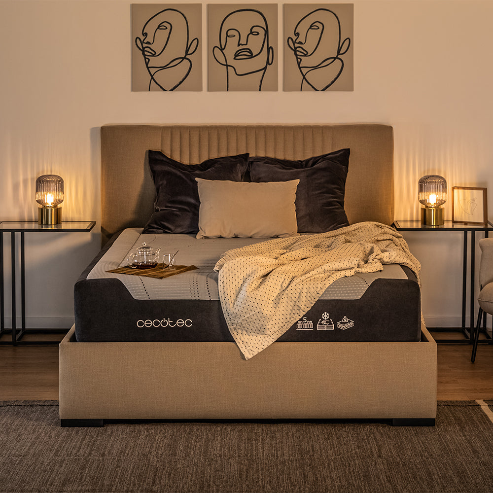 Cecotec Flow Select Earth 90x190 Colchón Con Muelles Ensacados Y Refuerzo Perimetral SpringProtect Ceco2Pure