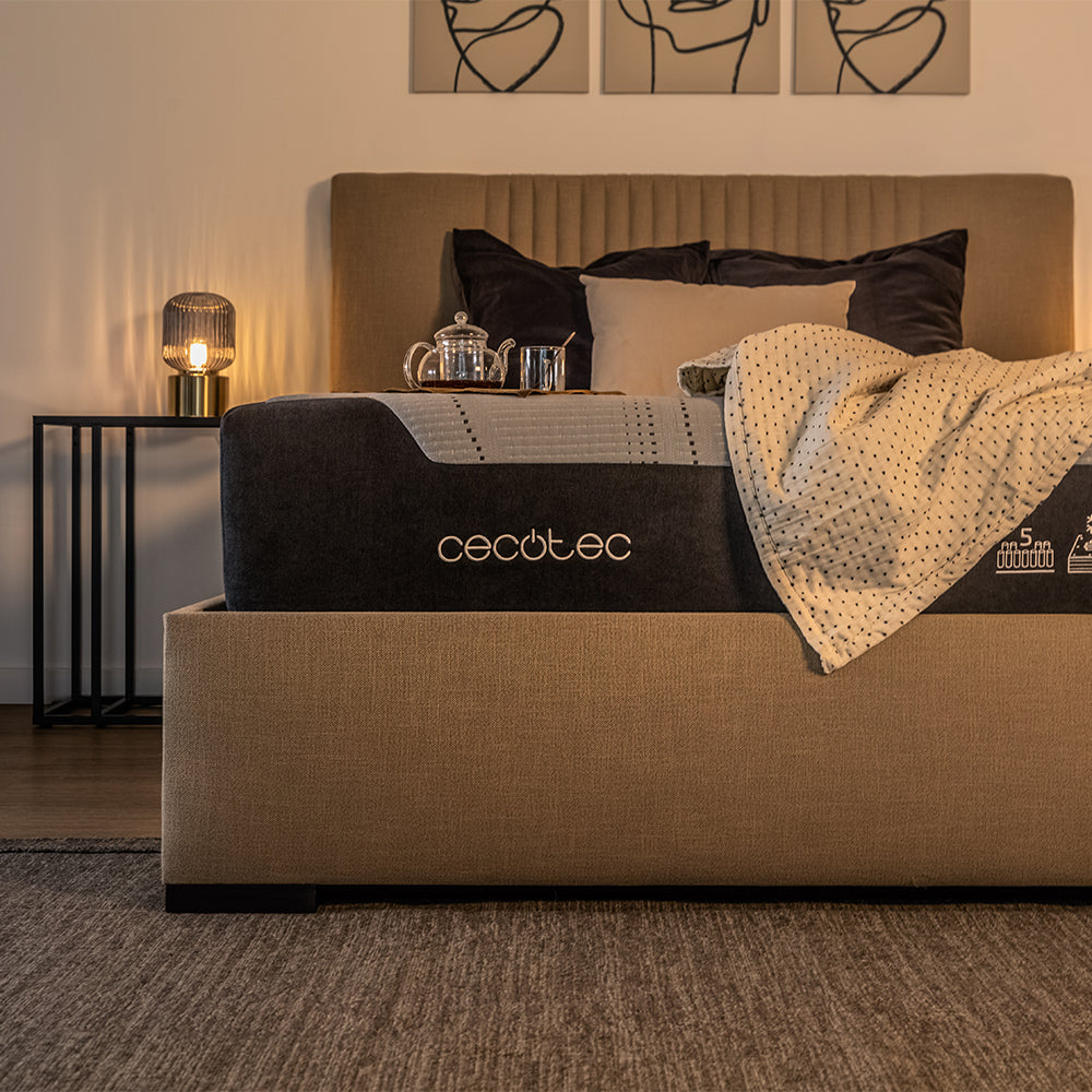 Cecotec Flow Select Earth 90x190 Colchón Con Muelles Ensacados Y Refuerzo Perimetral SpringProtect Ceco2Pure