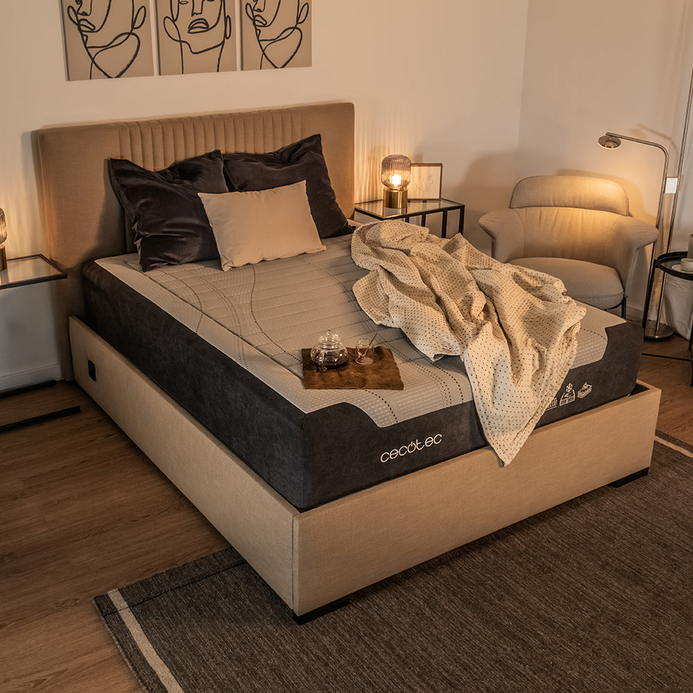Cecotec Flow Select Earth 90x190 Colchón Con Muelles Ensacados Y Refuerzo Perimetral SpringProtect Ceco2Pure