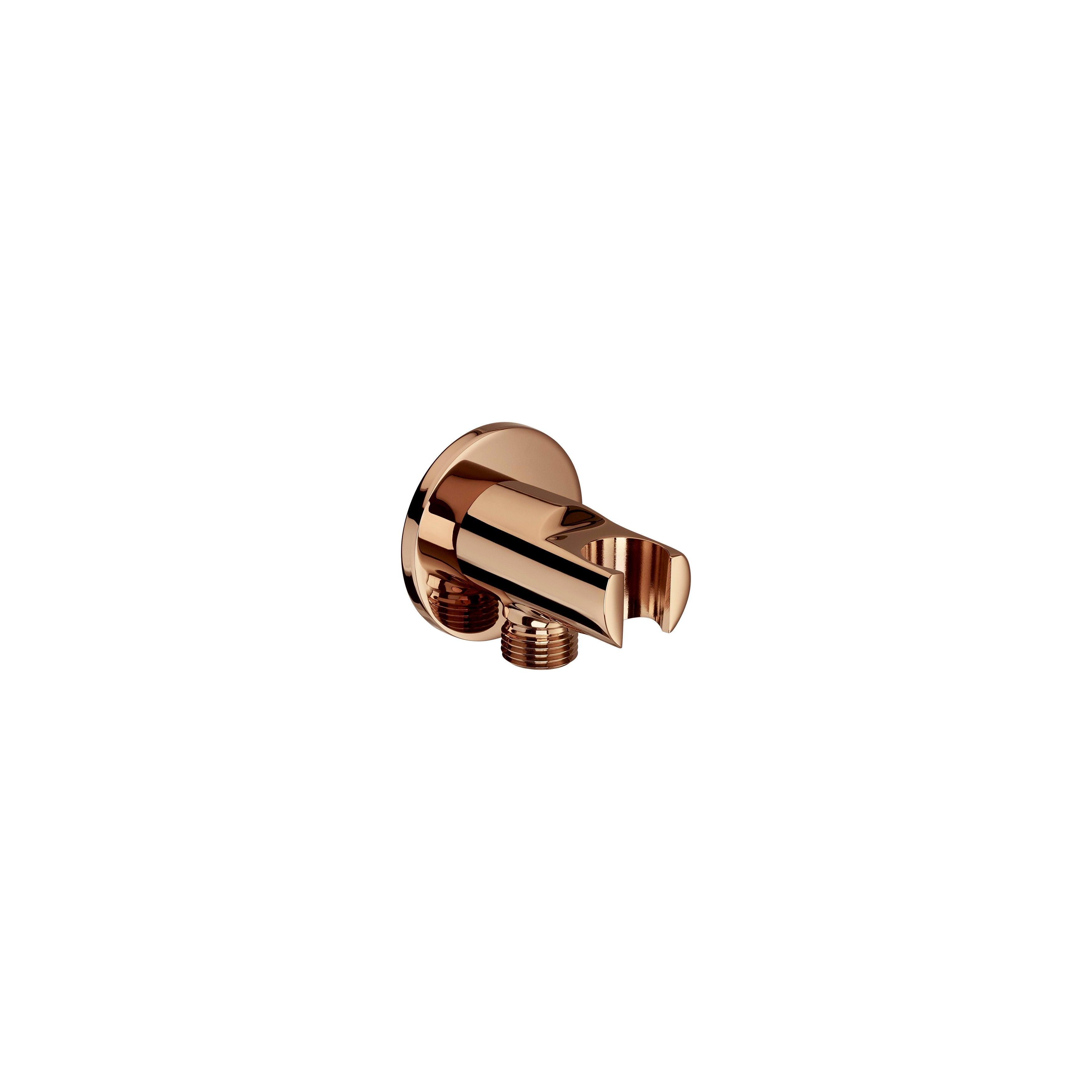 Roca - ingestão de água cromada de 1/2 "para chuveiro flexível