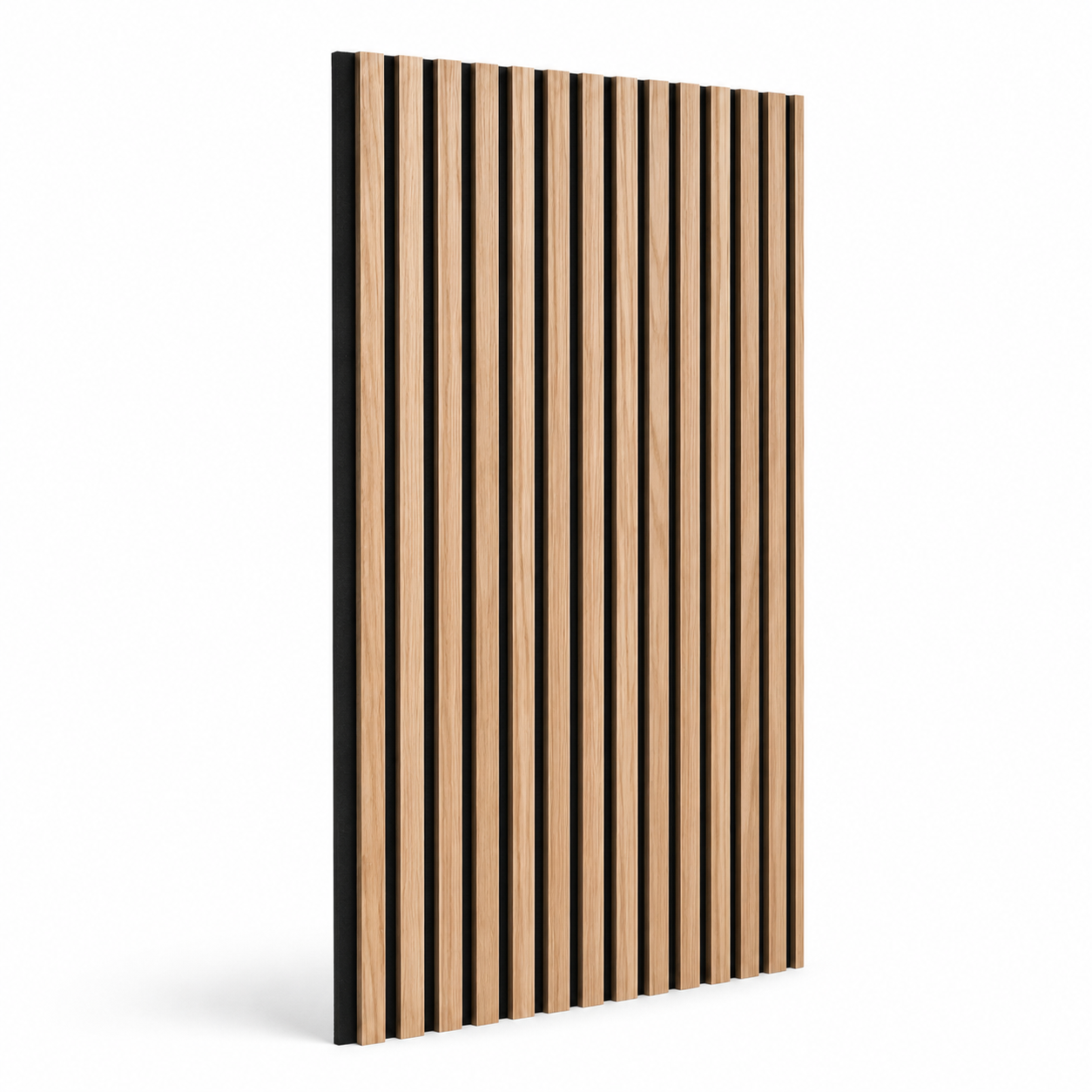 Pannello Acustico MDF Effetto Legno Con Feltro 240x60 Cm