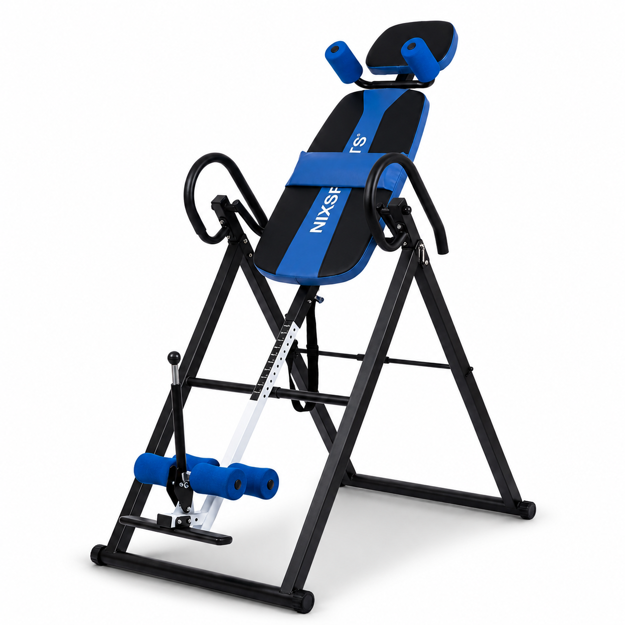 Klappbare Inversionstabelle mit verstellbarer Neigung und ergonomischer Rückenlehne