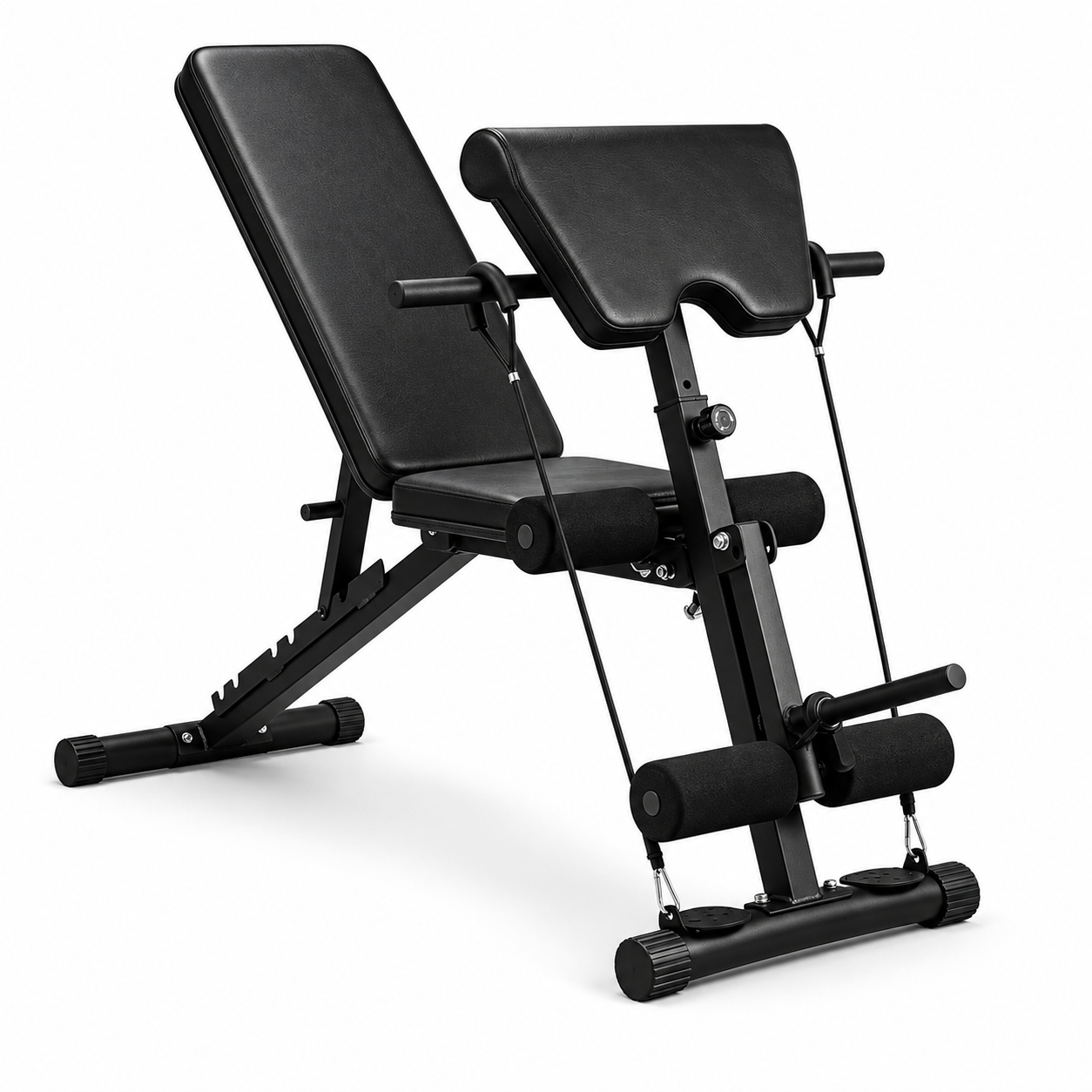 Panca Pieghevole per Muscolazione 2 in 1 Scott 120 Kg