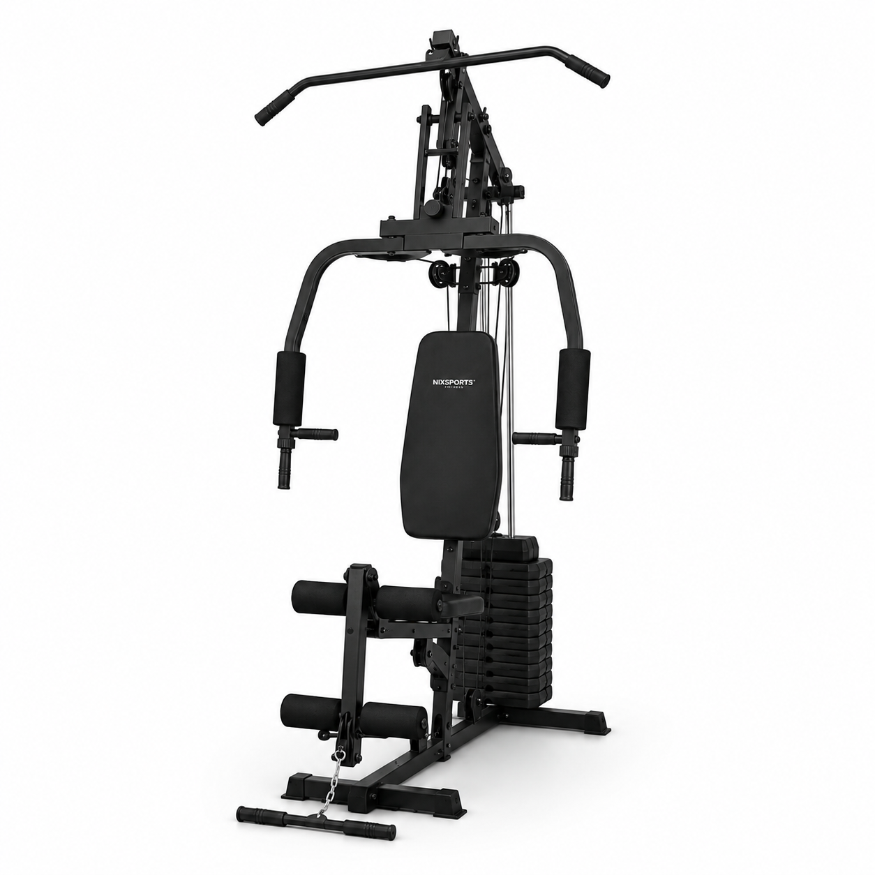 Multiestação de Musculação com Polias e Banco Ergonómico