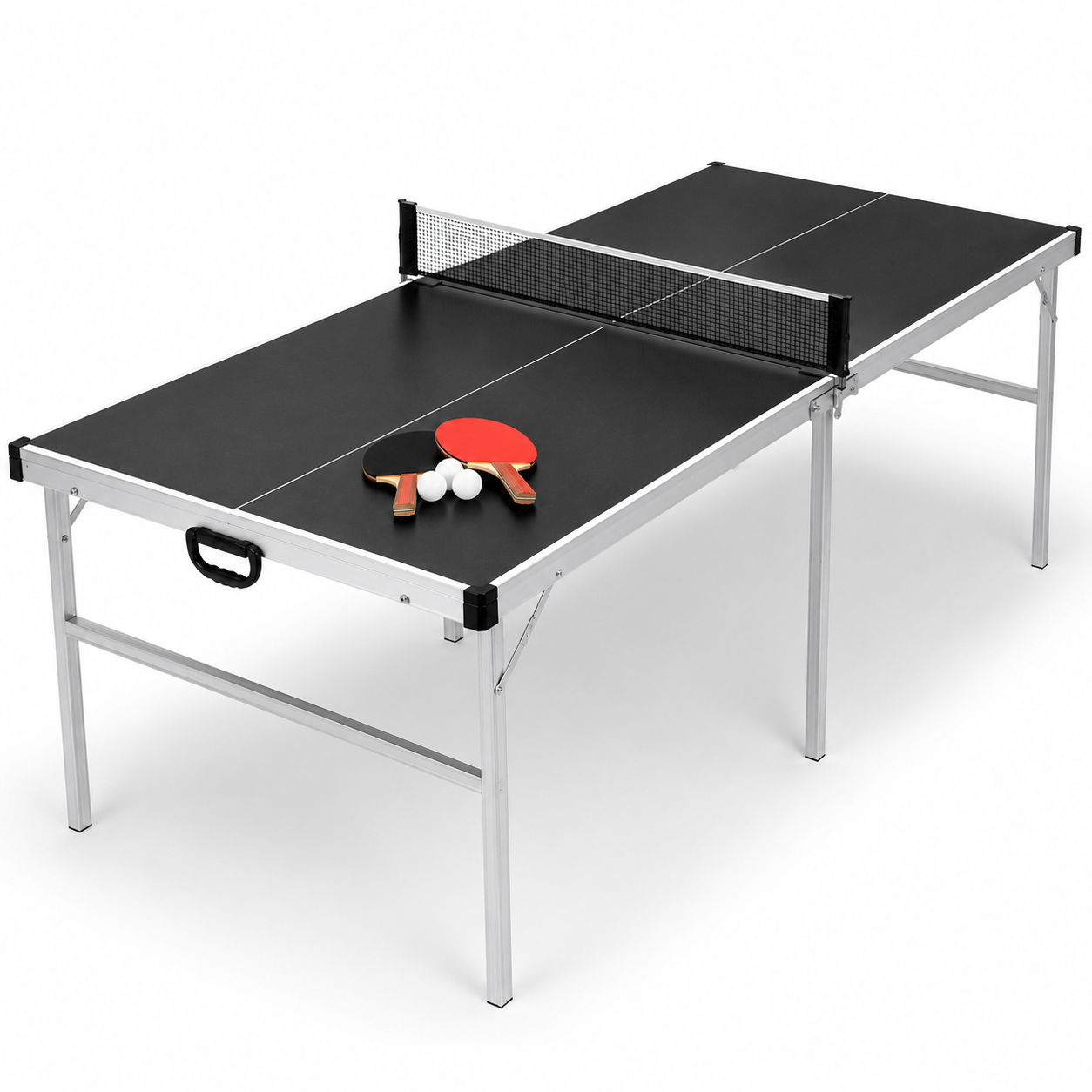 Mesa de Pingue-Pongue Dobrável com Rede 182x91 cm